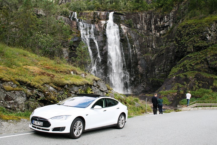 Wasserfall Skervsfossen