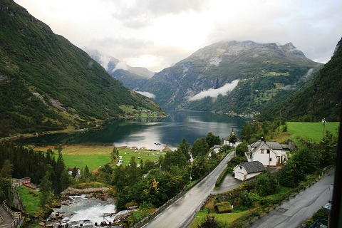Aussicht aus dem Hotelfenster